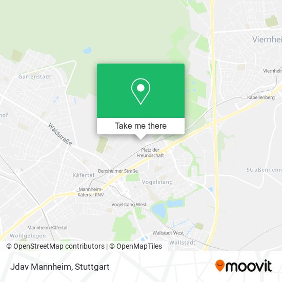 Карта Jdav Mannheim