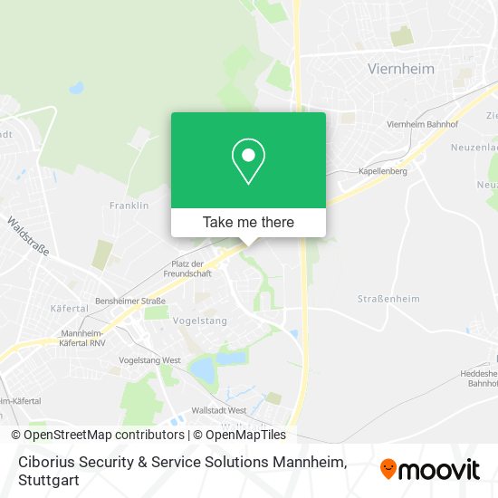 Ciborius Security & Service Solutions Mannheim map
