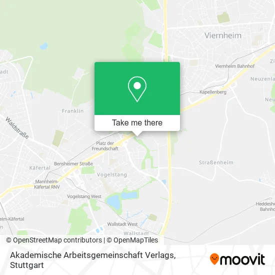 Карта Akademische Arbeitsgemeinschaft Verlags