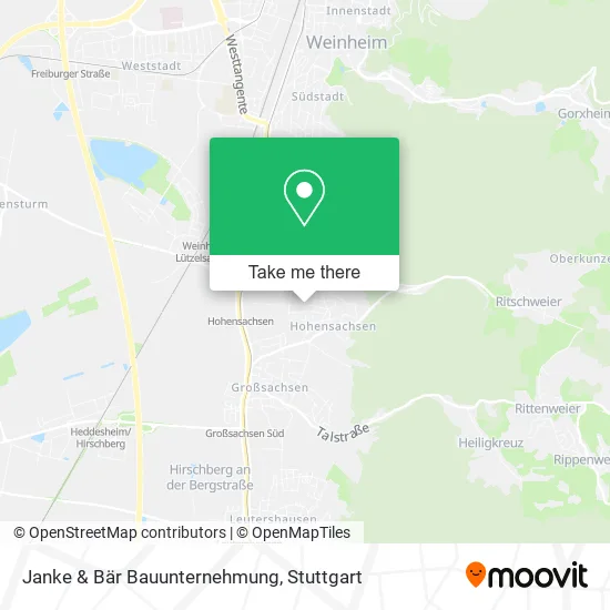 Карта Janke & Bär Bauunternehmung