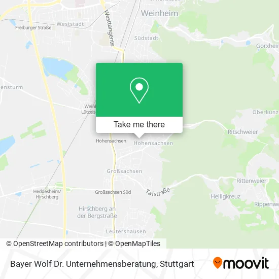 Карта Bayer Wolf Dr. Unternehmensberatung