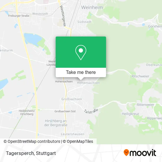Карта Tagersperch