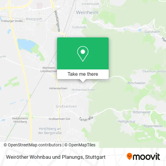 Карта Weiröther Wohnbau und Planungs