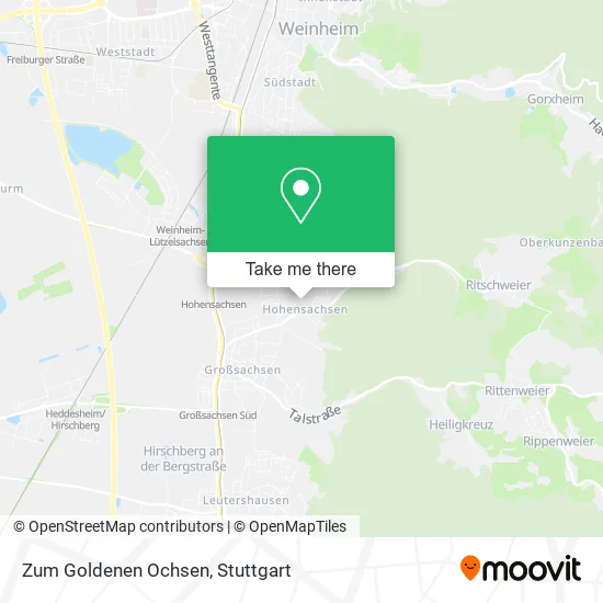 Карта Zum Goldenen Ochsen