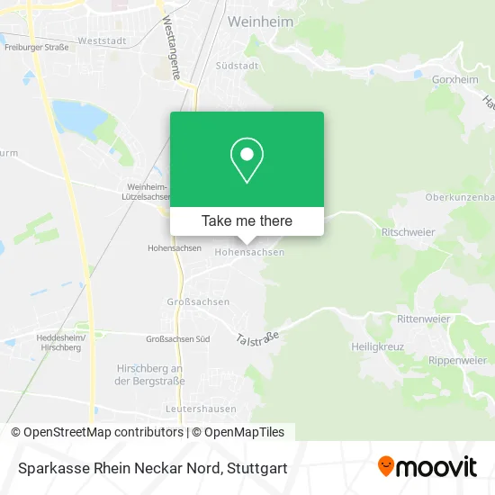 Карта Sparkasse Rhein Neckar Nord