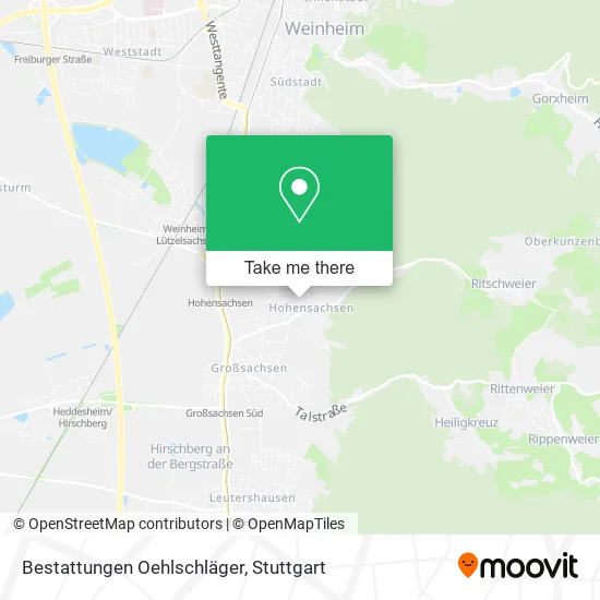 Карта Bestattungen Oehlschläger