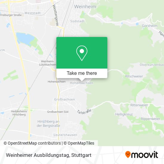Карта Weinheimer Ausbildungstag
