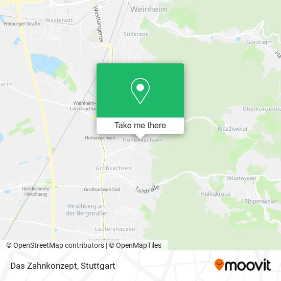 Карта Das Zahnkonzept