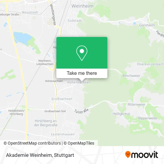 Карта Akademie Weinheim