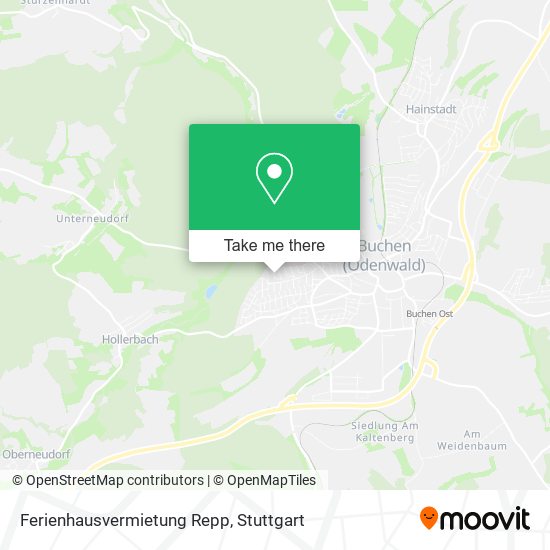 Ferienhausvermietung Repp map