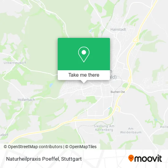 Карта Naturheilpraxis Poeffel