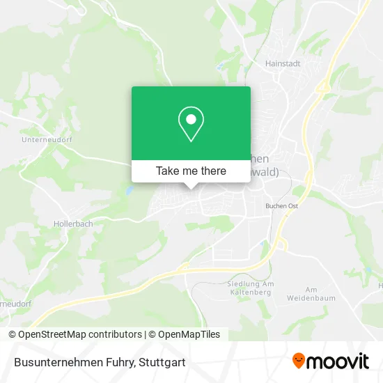Карта Busunternehmen Fuhry