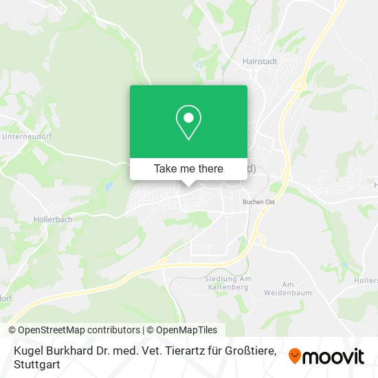 Kugel Burkhard Dr. med. Vet. Tierartz für Großtiere map