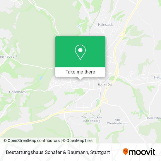 Bestattungshaus Schäfer & Baumann map