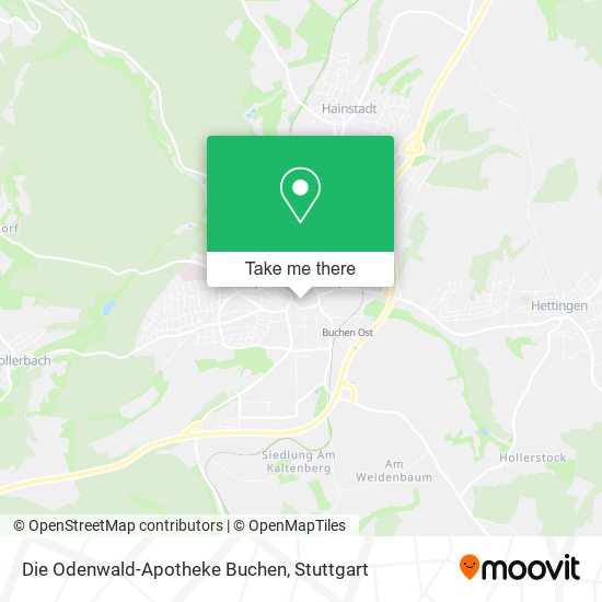 Die Odenwald-Apotheke Buchen map