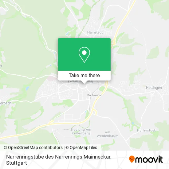 Карта Narrenringstube des Narrenrings Mainneckar