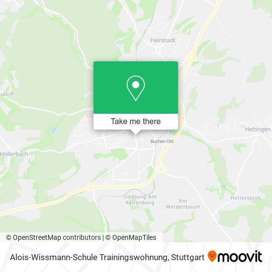 Alois-Wissmann-Schule Trainingswohnung map