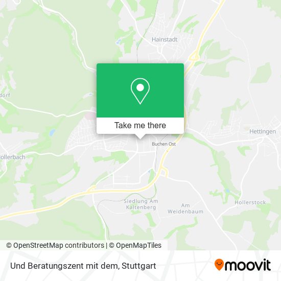 Und Beratungszent mit dem map