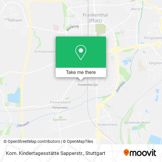 Kom. Kindertagesstätte Sapperstr. map