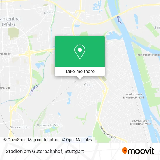 Карта Stadion am Güterbahnhof