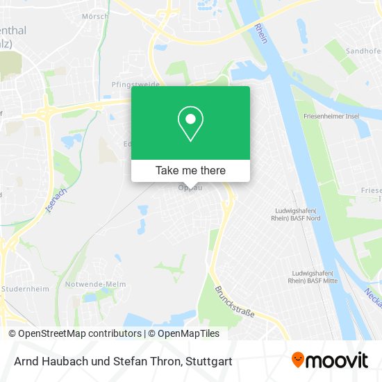Arnd Haubach und Stefan Thron map