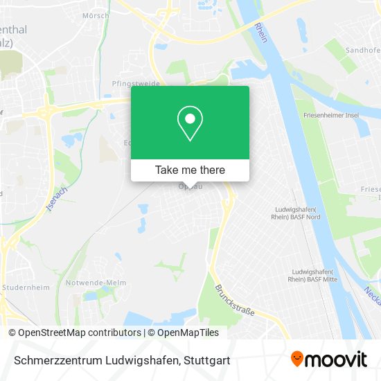 Schmerzzentrum Ludwigshafen map