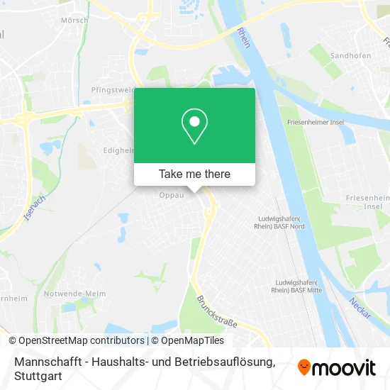 Карта Mannschafft - Haushalts- und Betriebsauflösung