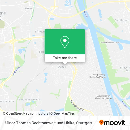Карта Minor Thomas Rechtsanwalt und Ulrike