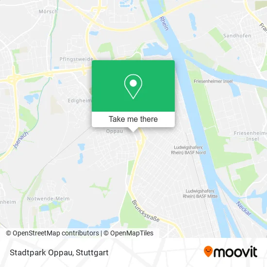 Карта Stadtpark Oppau