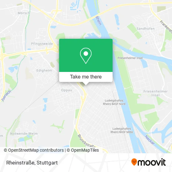 Карта Rheinstraße