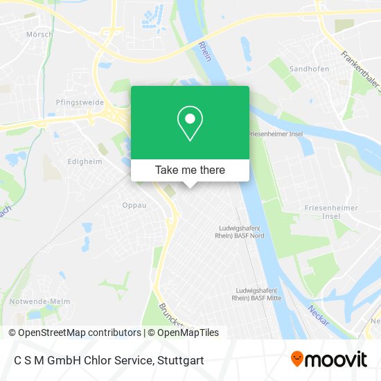Карта C S M GmbH Chlor Service