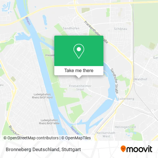 Карта Bronneberg Deutschland