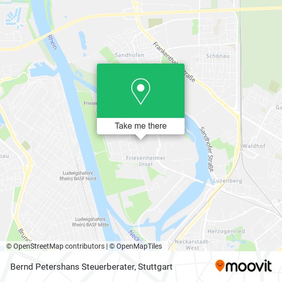 Bernd Petershans Steuerberater map