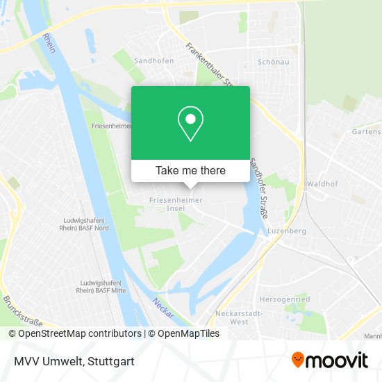 MVV Umwelt map