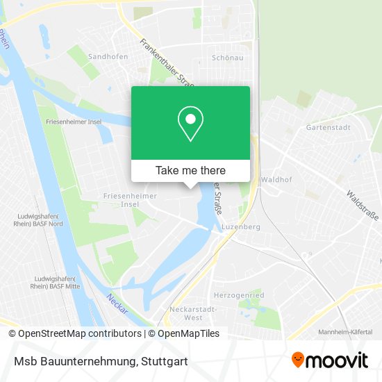 Msb Bauunternehmung map