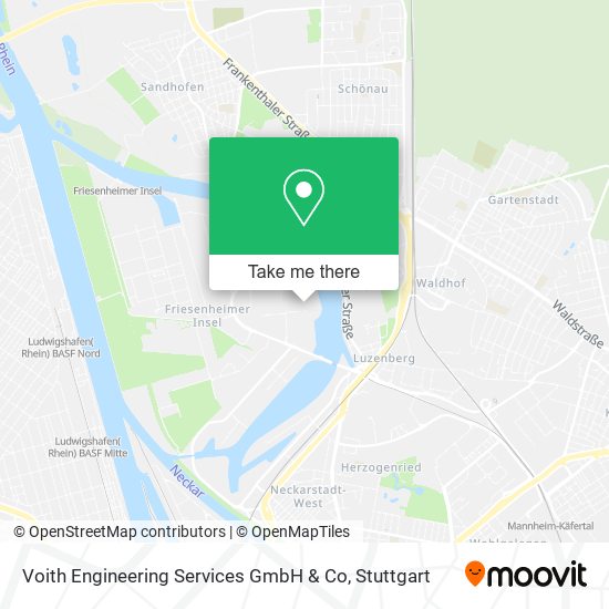 Voith Engineering Services GmbH & Co map