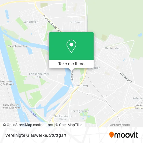 Карта Vereinigte Glaswerke