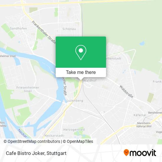 Карта Cafe Bistro Joker