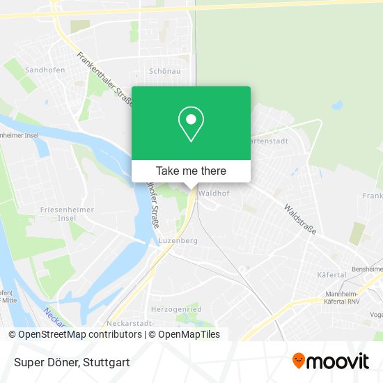 Карта Super Döner
