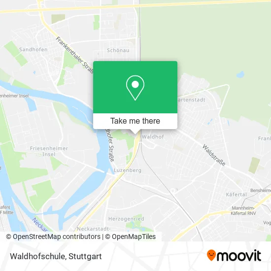 Карта Waldhofschule