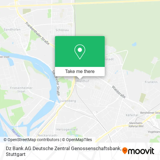 Карта Dz Bank AG Deutsche Zentral Genossenschaftsbank