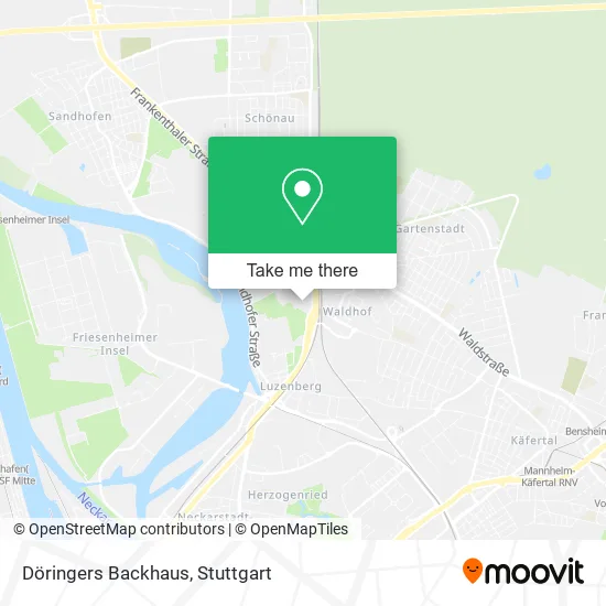 Карта Döringers Backhaus