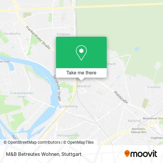 Карта M&B Betreutes Wohnen