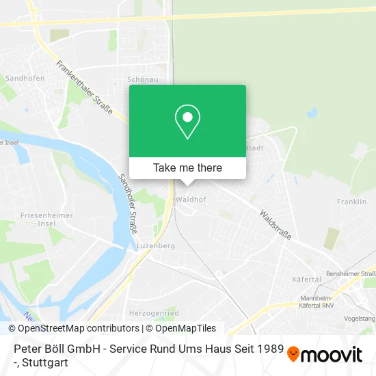 Карта Peter Böll GmbH - Service Rund Ums Haus Seit 1989 -