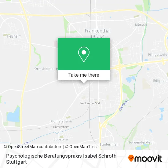 Карта Psychologische Beratungspraxis Isabel Schroth