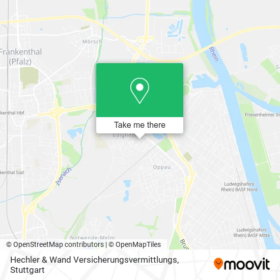 Карта Hechler & Wand Versicherungsvermittlungs