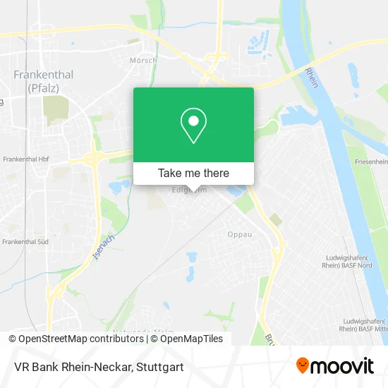 Карта VR Bank Rhein-Neckar