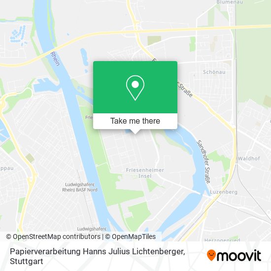 Papierverarbeitung Hanns Julius Lichtenberger map