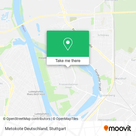Карта Metokote Deutschland