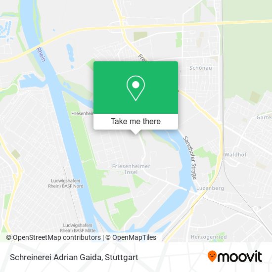 Schreinerei Adrian Gaida map